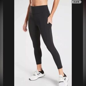 Athleta Ultimate Stash Pocket 7/8 Tight Black Size S